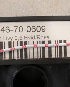 Cable Livy 0.5 White/Pink